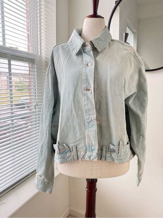 Zara Jackets & Blazers - Zara Light Blue Denim Jacket
